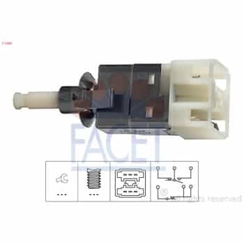Brake Light Switch Made in Italy - OE Equivalent 7.1206 Facet