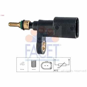 Sensor, coolant temperature Made in Italy - OE Equivalent 7.3355 Facet