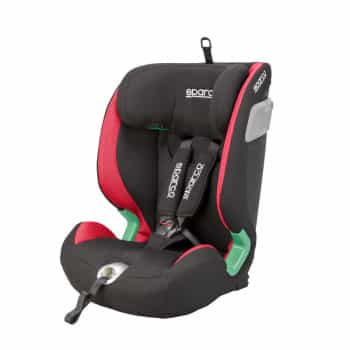 Sparco high chair SK5000I (Isofix) Black/Red i-Size 76-150cm (ECE-R129/03)