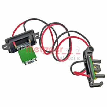 Resistor, interior fan