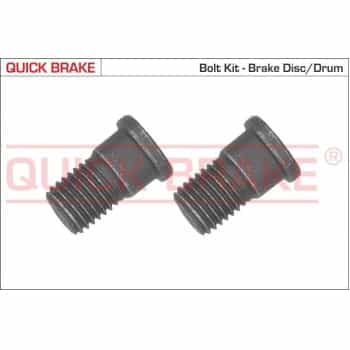 Screw set, brake disc