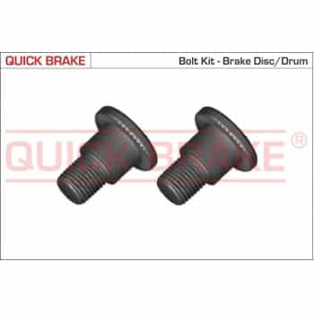 Screw set, brake disc