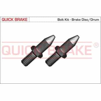 Screw set, brake disc