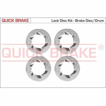 Screw set, brake disc