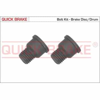 Screw set, brake disc