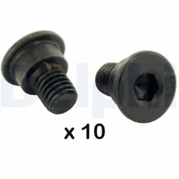 Screw, brake disc