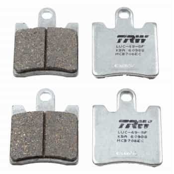 Brake pad set, disc brake