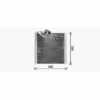 Evaporator, air conditioning