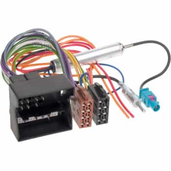 Radio Connection Cable Various models Opel Quadlock > ISO Norm / Phantom power (DIN)