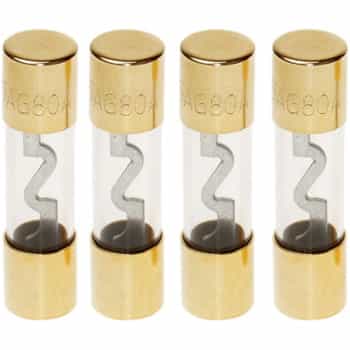 AGU fuse 10 Ampere (silver) 4 pieces in blister