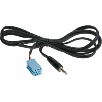 Stereo jack 3.5mm Stereo to Mini-ISO (Blue) 1.25meter