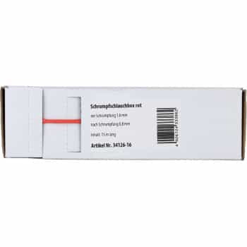 Heat Shrink Tubing Red Ø 1.6 mm / Length 15 meters