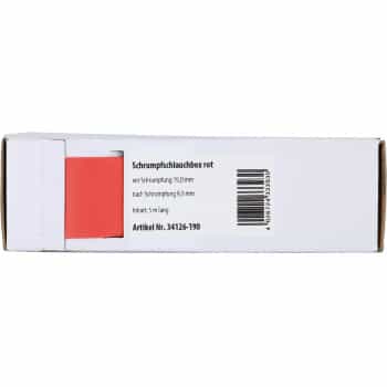 Heat Shrink Tubing Red Ø 19.0 mm / Length 5 meters