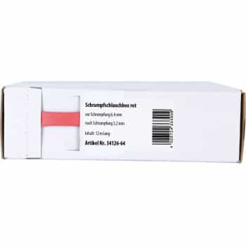 Heat Shrink Tubing Red Ø 6.4 mm / Length 12 meters