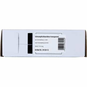 Heat shrink tubing transparent Ø 1.2 mm / Length 15 meters