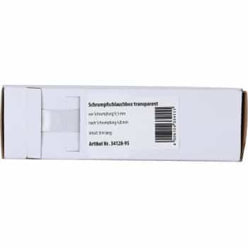 Heat shrink tubing transparent Ø 9.5 mm / Length 8 meters