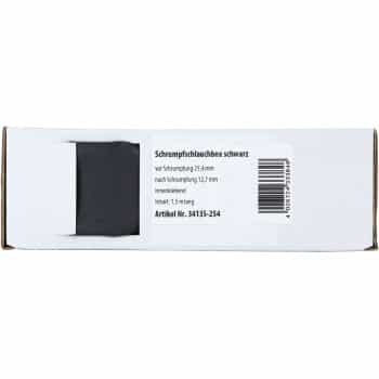 Heat Shrink Tubing Black Ø 25.4 mm / Length 1.5 meters