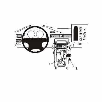 ProClip - Volvo S80 / V70 II / XC70 Angled mount