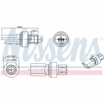 Pressure switch, air conditioning