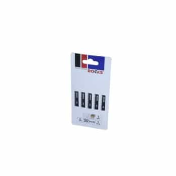 Rooks Jigsaw Blade Hcs, Type T, Wood, 8 Tpi x 100 Mm, Kpl 5 pieces