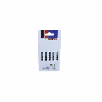 Rooks Jigsaw Blade HCS, Type T, Wood, 6 Tpi X 100 Mm, Kpl 5 pieces