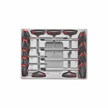T-handle torx with hole key set 14 pieces