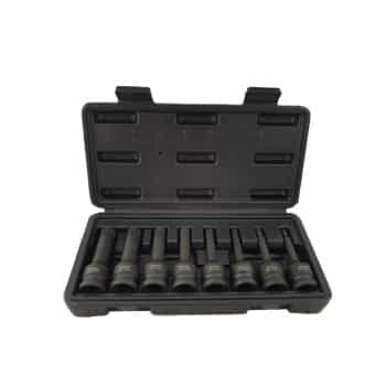 1/2'' Impact socket set spline 8-piece