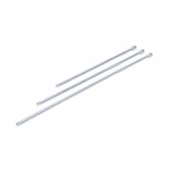 Extension pieces set 1/4" 300/380/450mm 3-piece