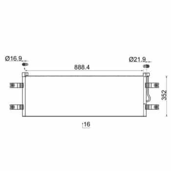 Condenser, air conditioning