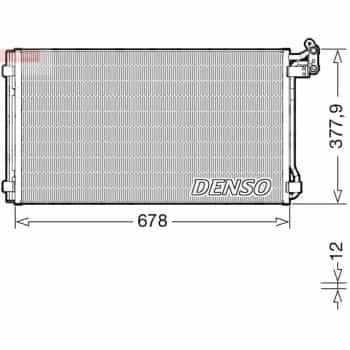 Condenser, air conditioning DCN32068 Denso
