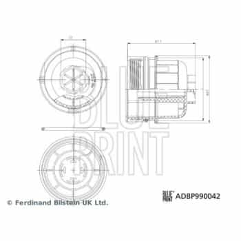 Cover, oil filter housing Blue Print Solution