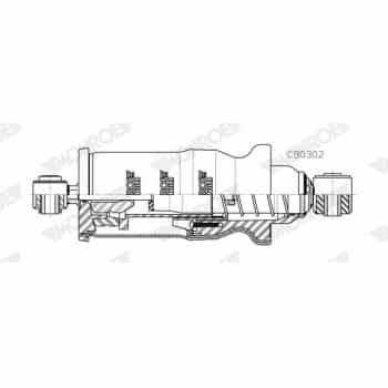 Damper, cabin suspension