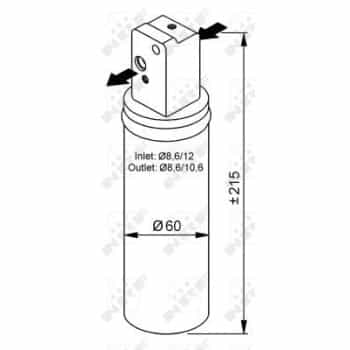 Dryer, air conditioning EASY FIT 33139 NRF