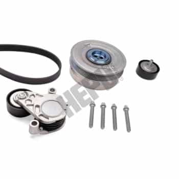 Poly V-belt set