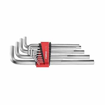 Force extra long Allen key set SAE 13-piece