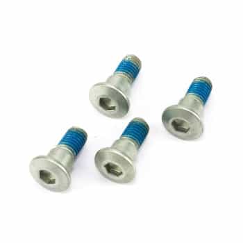 Screw set, brake disc