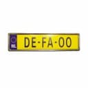 Number plate holder
