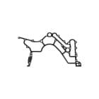 Crankshaft casing gasket
