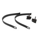 Bike carrier wheel straps