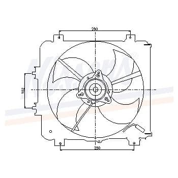 Fan, A/C condenser