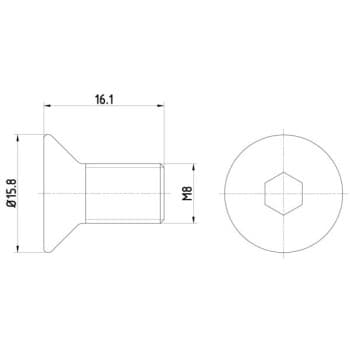 Bolt, brake disc