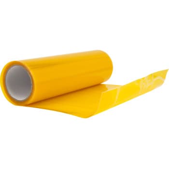 Headlight/rear light foil - Yellow - 1000x30 cm