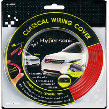 Classic flexible red striping 0.3x500cm (with 3M tape)