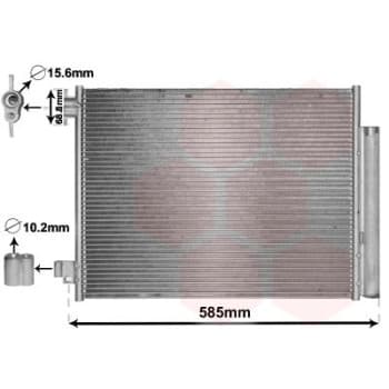 Condenser, air conditioning 15005011 International Radiators