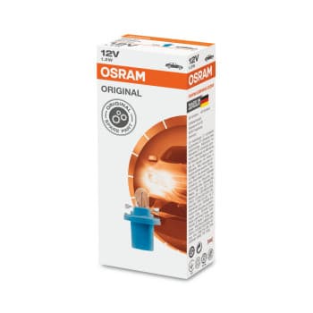 Osram BX8.5d blue 12V 1.2W