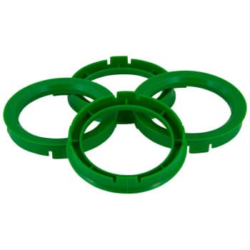 TPI Centering Rings 67.1->57.1mm Green 4 pieces
