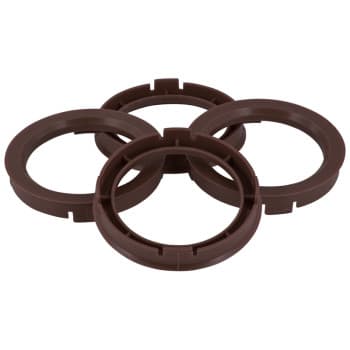 TPI Centerrings 69.1->67.6mm Brown 4 pieces