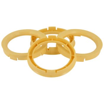 TPI Centering Rings 70.4->54.1mm Yellow 4 pieces