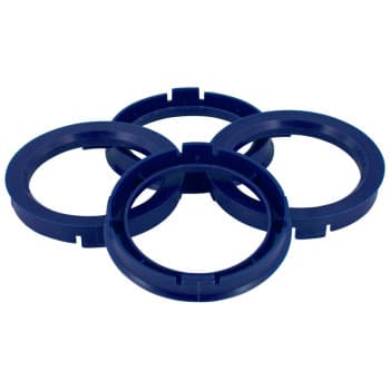 TPI Centering Rings 72.5->56.6mm Blue 4 pieces