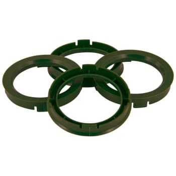 TPI Centering Rings 72.5->65.1mm Olive Green 4 pieces